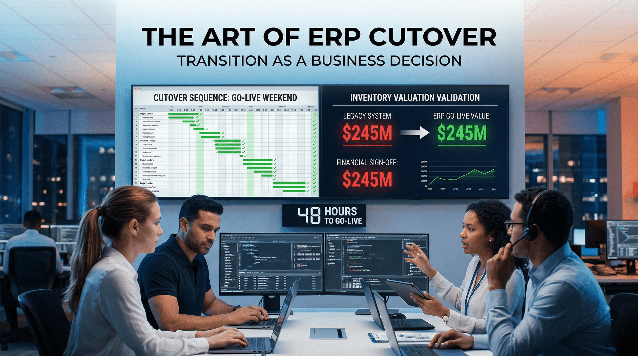 The Cutover Weekend That Almost Broke a $400M Company Lessons in Transformation Risk Management